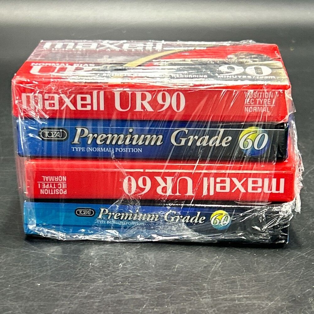 Maxell UR90 / Normal Bias Cassette Tape - Type I 90 Minutes